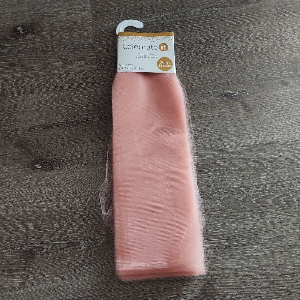 Blush Pre-Cut Tulle Strips by Celebrate It